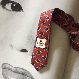 FENDI silk made in ITALY